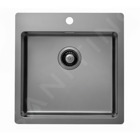 Alveus Pure Monarch - Évier 515x525 mm, anthracite 1106868 (1/4)
