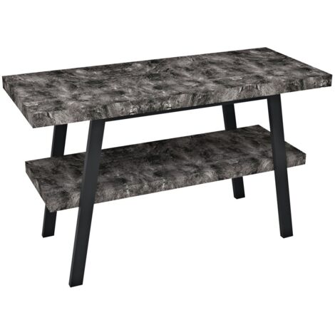 Table de lavabo TWIGA 120x72x50 cm, noir mat/pied (1/5)