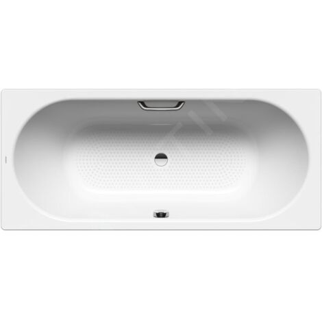 Kaldewei Ambiente - Baignoire rectangulaire Classic Duo 109, 1800x750 mm, avec trous pour les poignées, antidérapante sur toute (1/4)