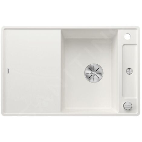 Blanco Axia III 45 - Évier en silgranit, 770x500 mm, avec commande de vidage et accessoires, InFino, blanc 523196 (1/4)