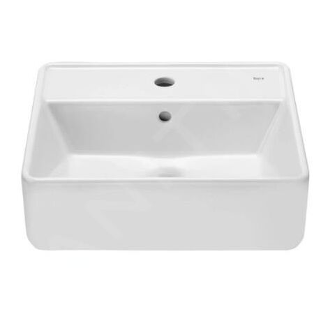 Roca The Gap - Vasque 420x390 mm, avec trop-plein, trou pour robinetterie, blanc A3270MM000 (1/3)