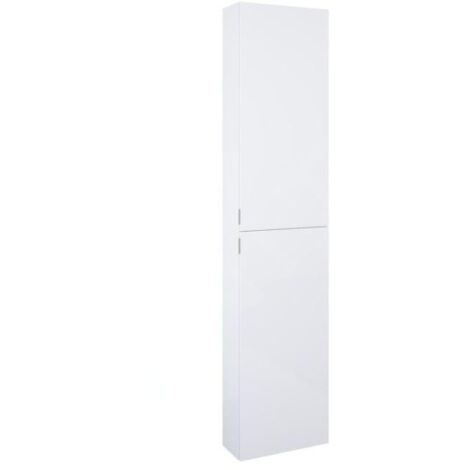 Jika Pure - Armoire haute 180x40x13 cm, 2 portes G/D, blanc H43J2352305001 (1/2)