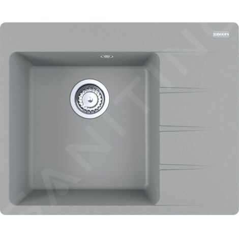 Franke Centro - Évier en Fragranite CNG 611-62 TL/2, 62x50 cm, pierre grise 114.0637.502 (1/3)