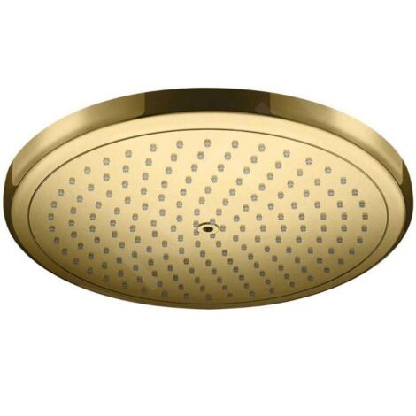 Hansgrohe Croma - Pommeau de douche 280, EcoSmart, bronze brossé 26221990 (1/5)