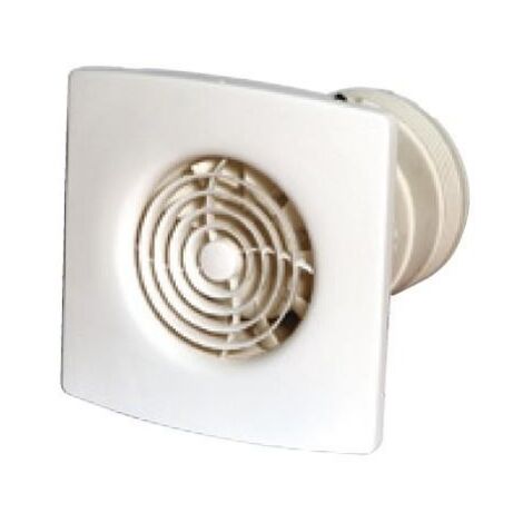 Extracteur d'Air Mural 100 mm : Ventilateur Avec Clapet Anti-Retour, Fonctionnement Silencieux pour la Ventilation Dans la Cuisine, la Salle de Bain