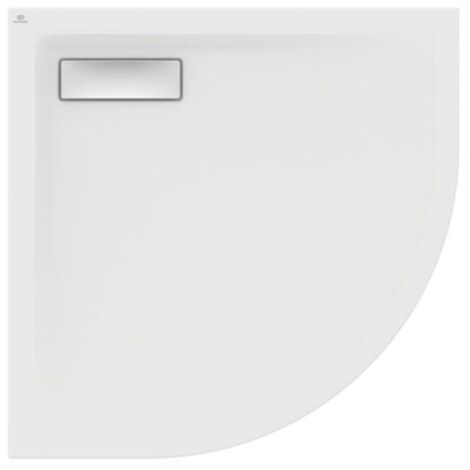 Ideal Standard Ultra Flat New - Receveur de douche, quart de cercle 90x90 cm, blanc T449201 (1/5)