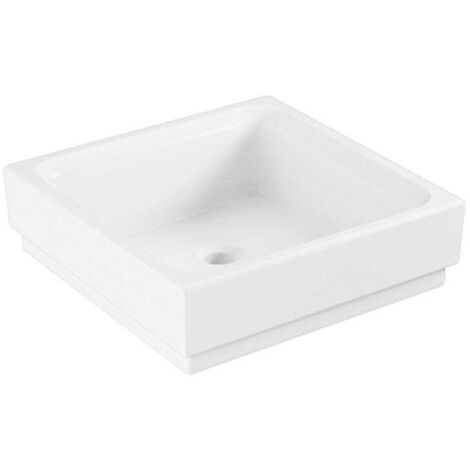 Grohe Cube Ceramic - Lavabo sans trop-plein, 400x400 mm, PureGuard, blanc alpin 3948200H (1/4)