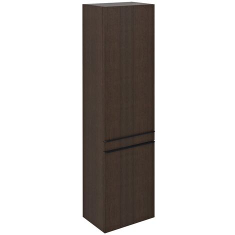 SITIA Meuble de Rangement Haut 2 Portes 46,7x172x32cm, gauche/droite/Pin Rustique (1/2)