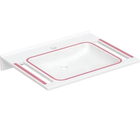 Geberit 500666012 Publica WT, design carré, avec ouverture extérieure (1/3)