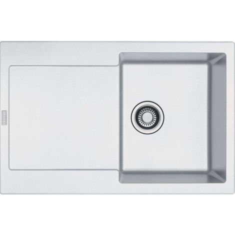 Franke Maris - Évier en fragranit MRG 611, 78x50 cm, blanc artic 114.0284.832 (1/3)