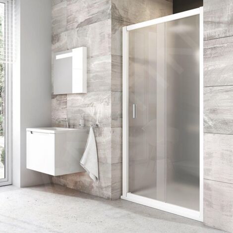 Ravak Blix - Porte de douche, 1170-1210 mm, blanc/verre Grape 0PVG0100ZG (1/5)