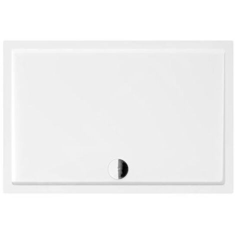 Jika Padana - Receveur de douche, marbre coulé, 1200x900x35 mm, blanc H2119390000001 (1/2)