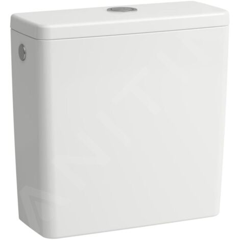 Laufen Lua - Réservoir de chasse d´eau, DualFlush, arrivéeée d'eau arrière, blanc H8270810009711 (1/4)