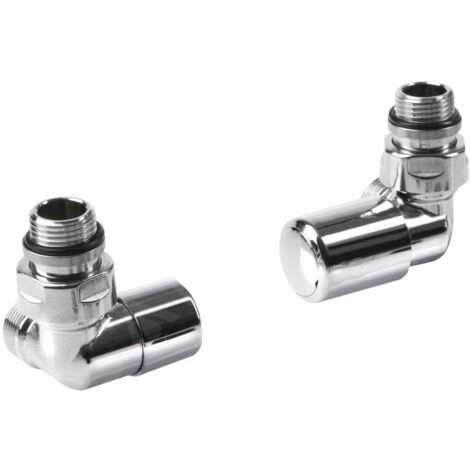 Aqualine First - Jeu de vannes de raccordement d'angle, version droite, chrome CP920S (1/5)