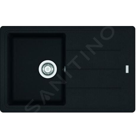 Franke Basis - Évier en fragranit BFG 611-78, 78x50 cm, noir mat 114.0661.513