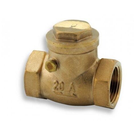 Novaservis Matériel de plomberie - Clapet anti-retour en position horizontale 3/4" JY505/20 (1/2)