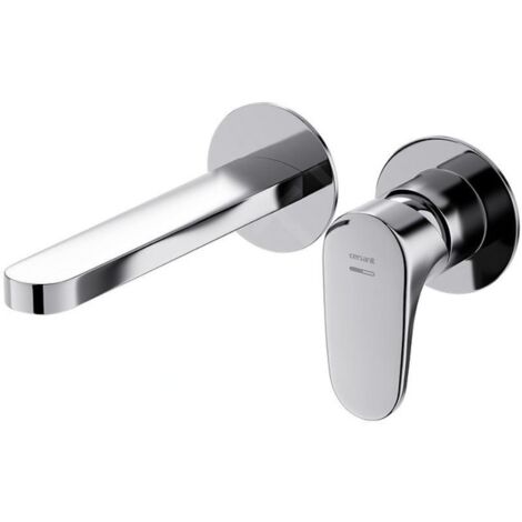 Cersanit Inverto - Mitigeur de lavabo encastré, installation à 2 trous, chrome S951-302 (1/3)