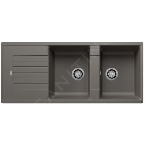 Blanco Zia 8 - Évier en silgranit, 1160x500 mm, gris 527392 (1/2)