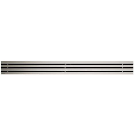 Alcadrain Grilles - Grille pour caniveau à douche linéaire 950 mm, inox mat GAP-950M (1/2)