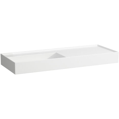 Laufen Kartell - Lavabo 1200x460 mm, SaphirKeramik, avec LCC, blanc H8133324001121 (1/4)