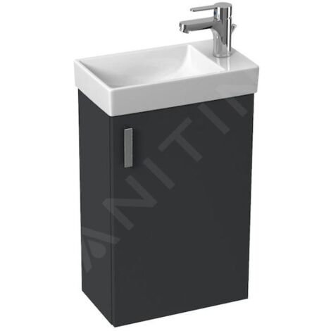 Jika Petit - Meuble avec lave-mains 41x66x23 cm, gris H45J5111753011 (1/3)