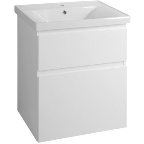 ALTAIR Vanity Unité 61,5x72,5x45cm, blanc (1/5)