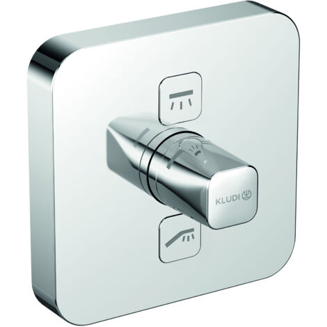 Kludi Push - Mitigeur encastré pour 2 sorties, chrome 387110538 (1/3)