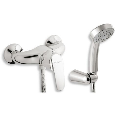Novaservis Metalia 56 - Robinetterie de douche murale avec pommeau de douche, chrome 56060,0 (1/2)