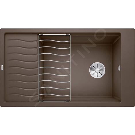 Blanco Elon XL 8 - Évier en silgranite, 860x500 mm, avec accessoires, café 524879