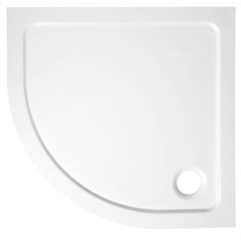 Aqualine Receveurs - Receveur de douche en quart de cercle TECMI, 800x800x30 mm, blanc PQ558 (1/5)
