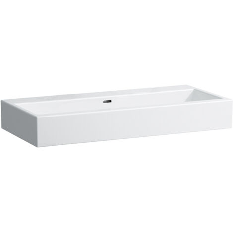 Laufen Living - Lavabo pour meuble 1000x460 mm, sans trou de robinet, blanc H8184370001091 (1/4)