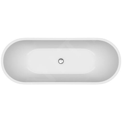 Cersanit Zen - Baignoire en îlot, 182x71 cm, pieds inclus, blanc S301-331 (1/3)