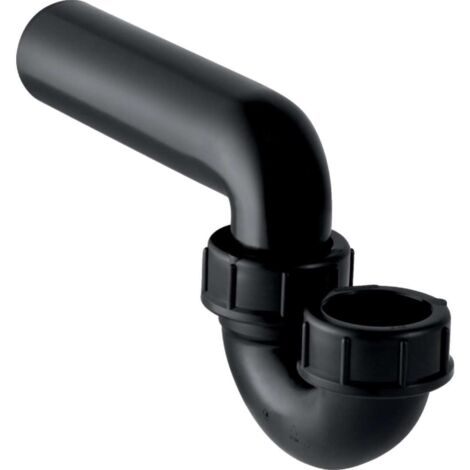 Geberit Accessoires - Siphon pour éviers, avec raccord à joint américain, entrée / sortie horizontale, d 50 mm, d1 56 mm