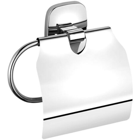 Aqualine Rumba - Porte-papier de toilette avec couvercle, chrome RB107 (1/2)