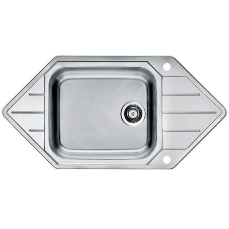 Alveus Praktik - Évier 985x500 mm, avec commande du vidage, inox 1122594 (1/3)