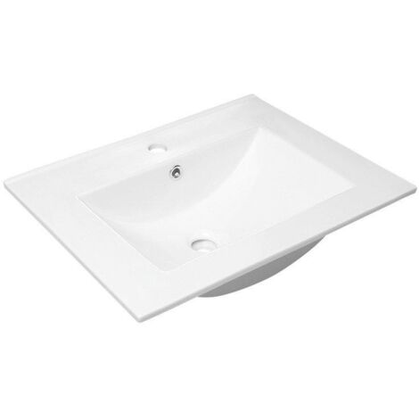Sapho Slim - Meuble-lavabo 600x160x460 mm, blanc 1601-60 (1/5)