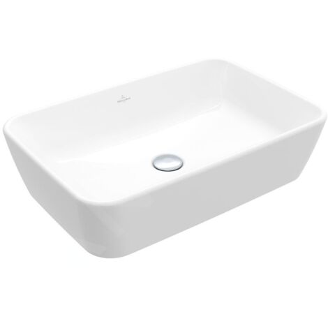 Villeroy & Boch Architectura - Vasque à poser sur plan de travail, 600x405 mm, avec trop-plein, blanc alpin 5A2760R1 (1/5)