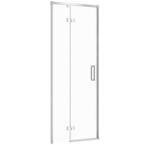 Cersanit Larga - Porte de douche 80x195 cm, gauche, chrome/verre clair S932-119 (1/2)