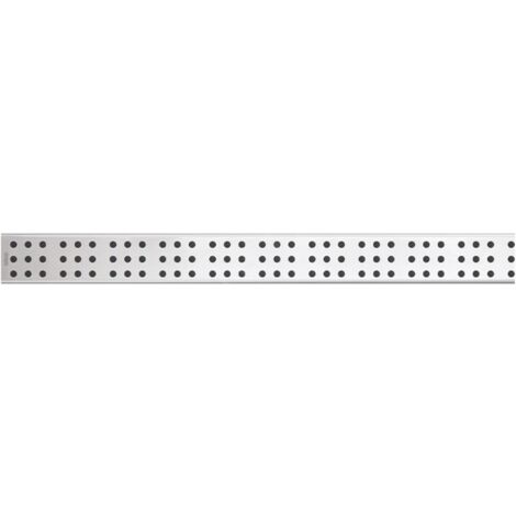 Alcadrain Grilles - Grille pour caniveau à douche linéaire 1050 mm, inox mat CUBE-1150M (1/2)