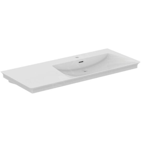Ideal Standard La Dolce Vita - Lavabo, 54x126 cm, droite, avec trop-plein, trou pour robinet, blanc E263301 (1/5)