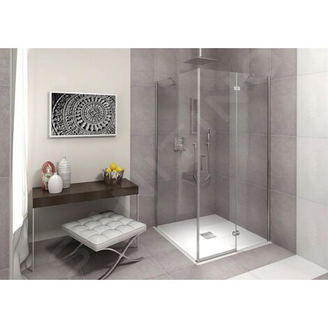 Polysan Flexia - Receveur de douche, 1000x800 mm, possibilité de modifier les dimensions, blanc 72926