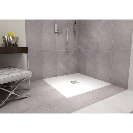Polysan Flexia - Receveur de douche, 1000x800 mm, possibilité de modifier les dimensions, blanc 72926