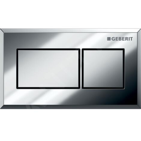 Geberit Systèmes de chasse d’eau - Déclenchement à distance pneumatique, pour réservoir Sigma 8 cm encastré, chrome brillant / (1/3)