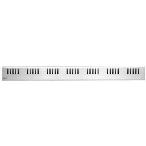 Alcadrain Grilles - Grille pour caniveau à douche linéaire 1150 mm, inox mat DREAM-1150M (1/3)