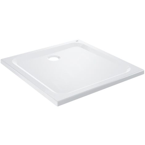 Grohe – Receveur de douche à encastrer 900x900 mm – Acrylique blanc alpin – Épaisseur 3,2 mm – Diamètre évacuation 90 mm – 39301000 (1/6)