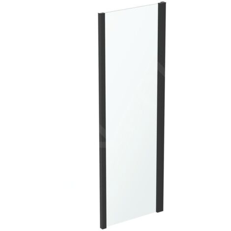Ideal Standard Connect 2 - Paroi latérale fixe 800 mm, noir / verre clair K9299V3 (1/2)