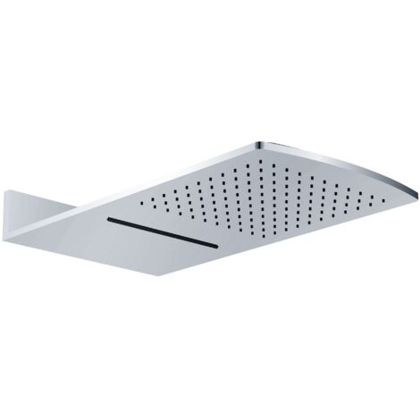 Sapho Douches - Douche de tête 600x330 mm, 2 jets, avec cascade, chrome DC456 (1/5)