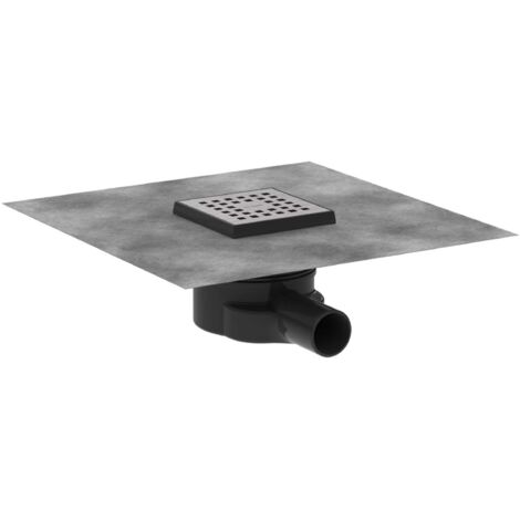 Hansgrohe RainDrain Point - Bonde de sol, 10 x 10 cm, inox brossé 56246800 (1/7)