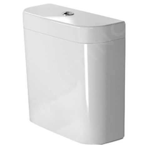 Duravit Happy D.2 - Réservoir de chasse d’eau 395 x 160 mm, alimentation en bas à gauche, blanc alpin 0934100085 (1/2)