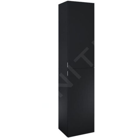 Jika Pure - Armoire haute 180x40x35 cm, 2 portes G/D, noir mat H43J2322303531 (1/2)
